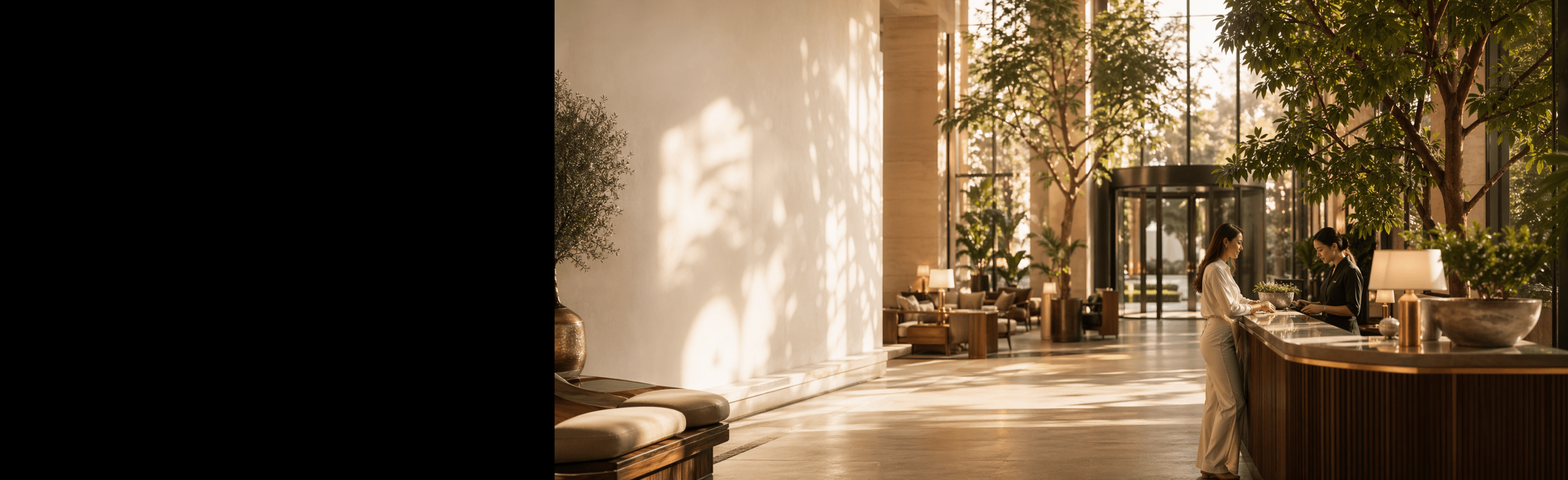 Boutique hospitality venue interior