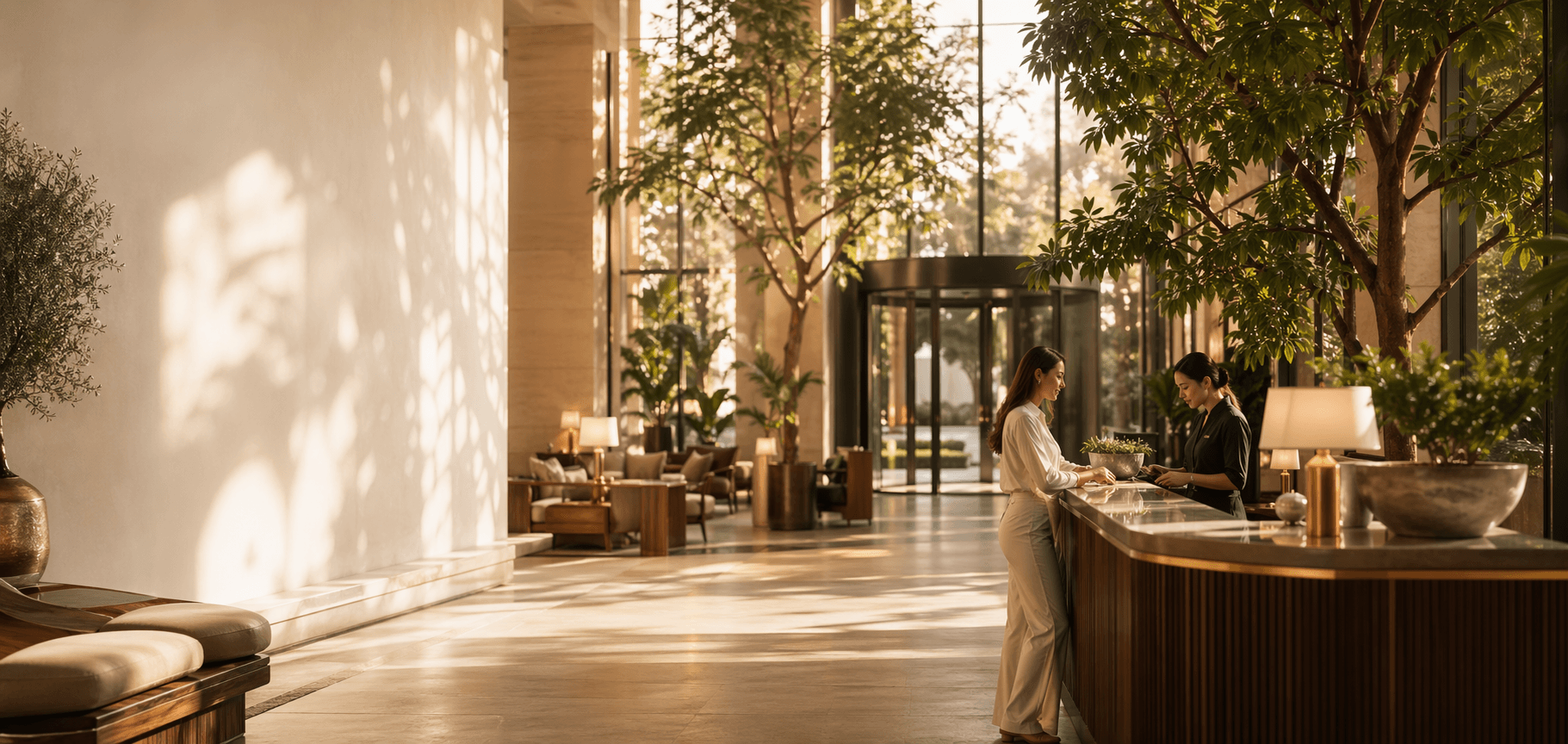 Boutique hospitality venue interior